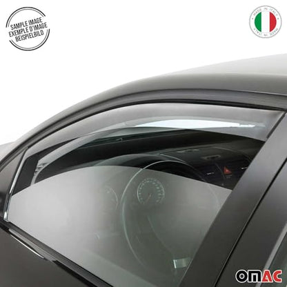 Window Visor Vent Rain Guard Deflector for Honda Civic 2006 (Civic Sedan 2006-2011 / Wind Deflector / In-Channel)