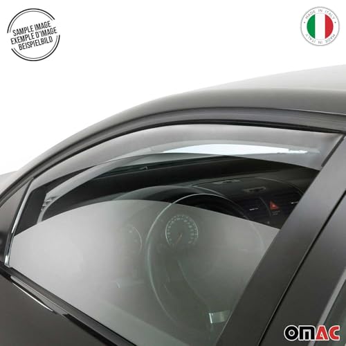 Window Visor Vent Rain Deflector for Honda Civic 2012 (Civic Sedan 2012-2015 / Wind Deflector / In-Channel)