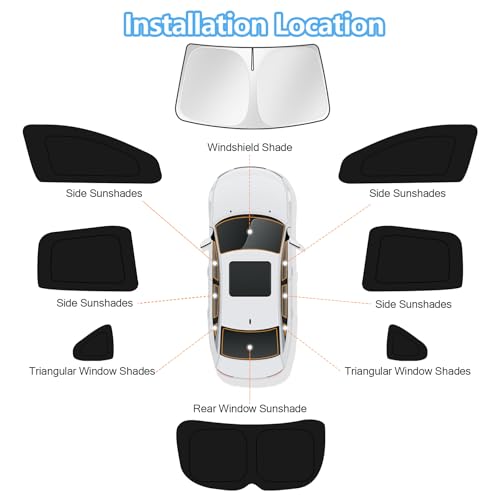 Car Window Shades for Nissan Murano 2015 (FOR | Murano 2015-2024 (8pcs))