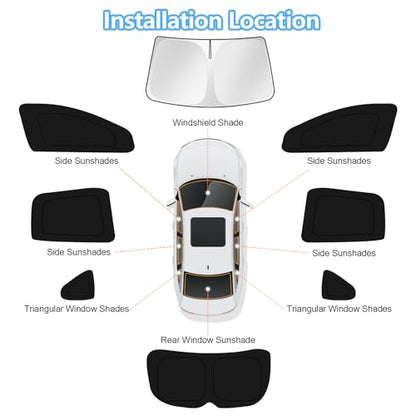 Car Window Shades for Nissan Murano 2015 (FOR | Murano 2015-2024 (8pcs))