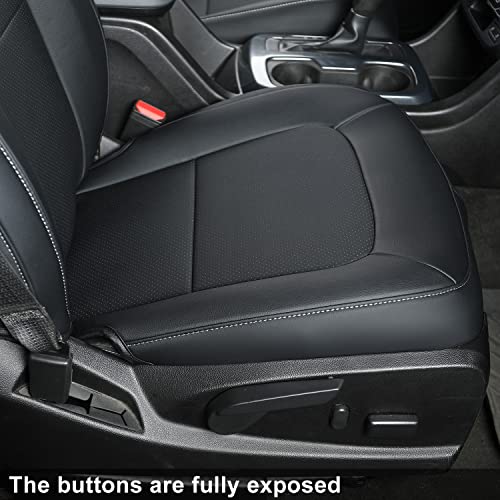 Chevy Colorado Seat Covers ((2015-2022) Full Set / Black)