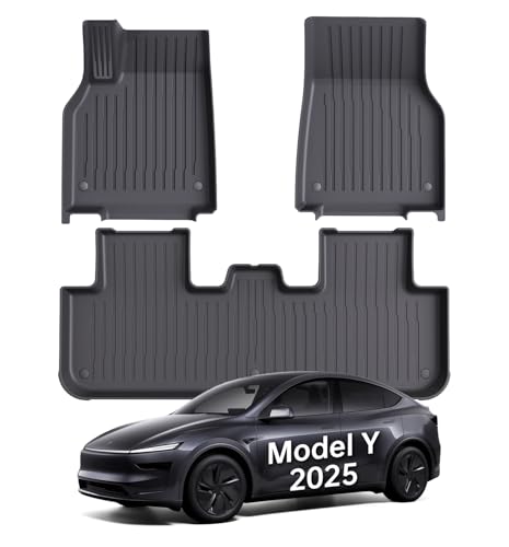 Floor Mats Fit for Model Y 2026 (3 PCS for Model Y 2025-2026 Juniper 5-Seat)