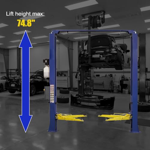 Car Lift 9 000lbs 2 Post Auto Lift Overhead Auto Truck Hoist for Home Garage (Overhead)