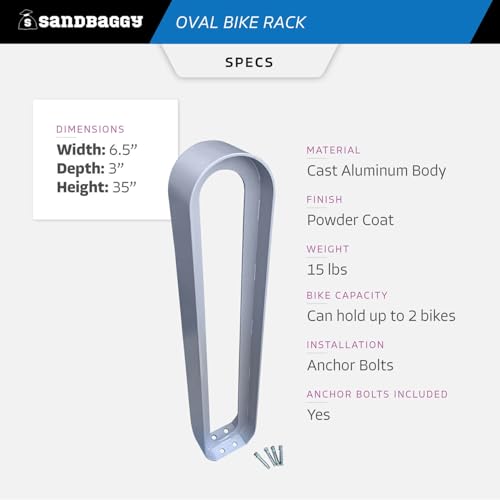 Modern Commercial Bike Rack (Black)