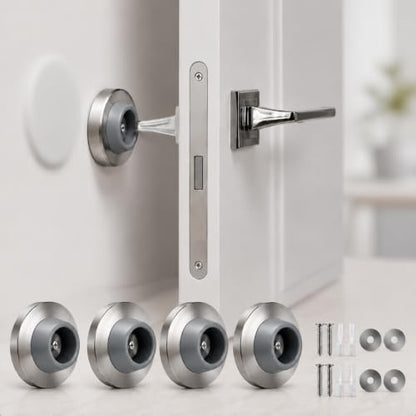 Wall Door Stopper (Silver)