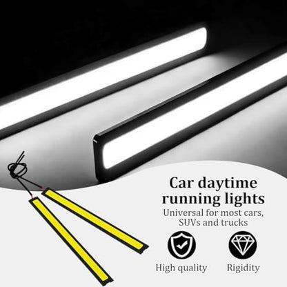 12PCS Car LED Interior Light Bar (White)
