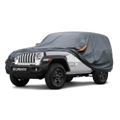 Premium Car Cover Custom Fit Jeep Wrangler 2 Door CJ YJ JK JL (13 Jeep / 13.08 Jeep Wrangler 2 Door)