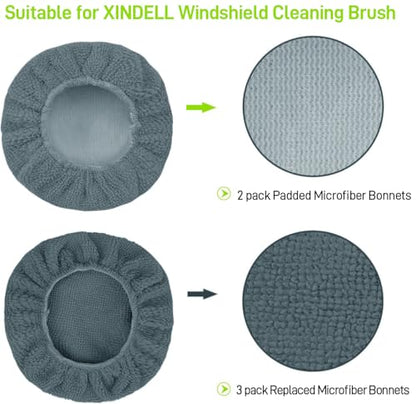 XINDELL 5 Pack Microfiber Pads (Grey)