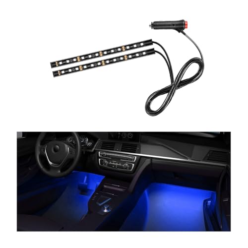 Car LED Strip Light (Blue / 24 LED, Cigarette Adapter)
