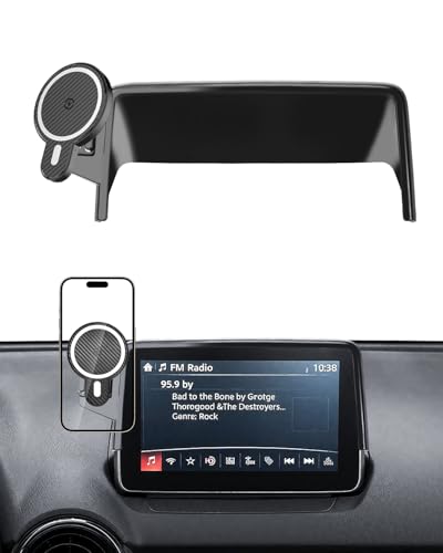 Car Phone Mount for Mazda CX (MX-5 Miata 2016-2023 /CX-3 2016-2021/3 2014-2016 / Magsafe+ Wireless Charger)