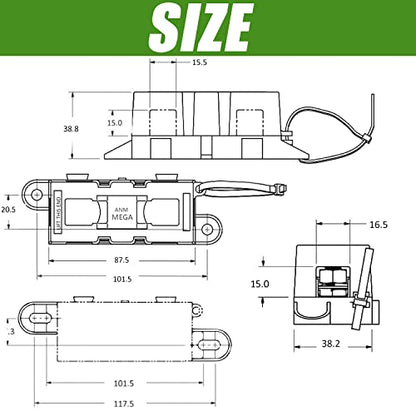 MEGA AMG Fuse Holder for ANM Bolt (Fuse Holder)