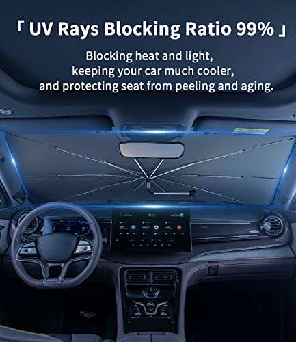 Custom Fit for Cadillac Windshield Sun Shade Umbrella (for Cadillac STS)