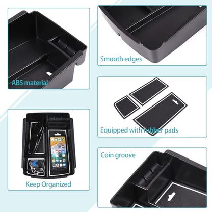 Car Armrest Box Storage Box Compatible with Kia Sorento 2016 2017 2018 2019 2020 (Armrest Box Storage Box)