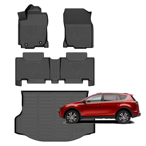 for Toyota RAV4 Floor Mats 2018 (19) For RAV4 2013-2018 Set)