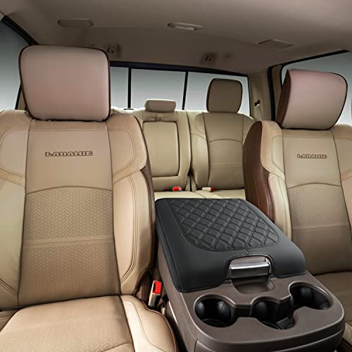 Custom Fit Console Cover for 2013 (PVC Leather-Black / for Jump Seat 2013-2026 Ram)