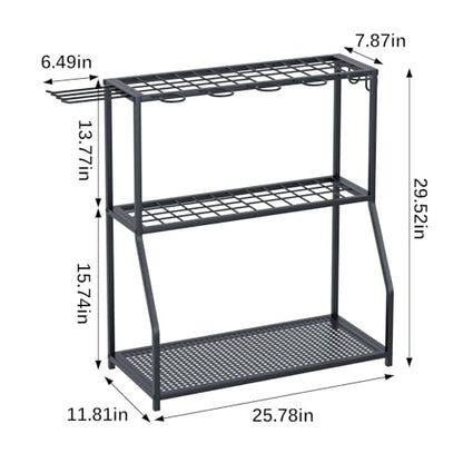 Organizer Yard Tool Storage Rack Garden Organizer Tool Holder (Small)