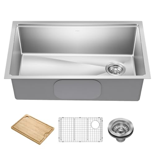 Fairlane 30 in Undermount Workstation Single Bowl 18 (30 Inch / Single Bowl Workstation — Undermount)