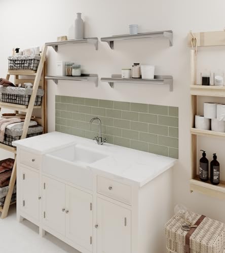 6 in. x 24 in. Stainless Steel Wall Mount Shelf (6 in. x 24 in.)