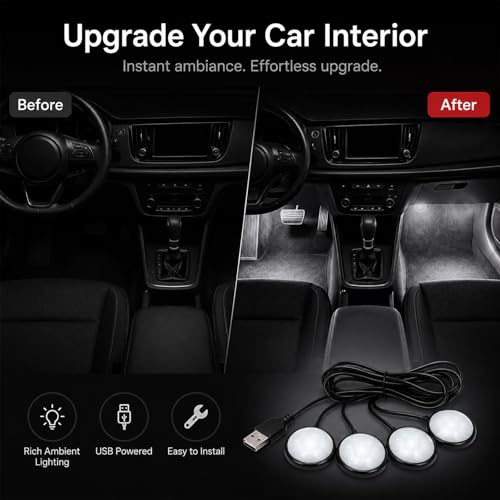 Car Interior LED Lights (White)
