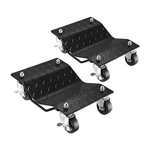 Car Wheel Dolly Set of 2 (Black / 2 Pack)