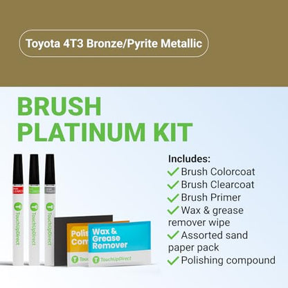 Car Paint Touch Up Brush Kit (Brush - Platinum Kit / Bronze Pearl Metallic)