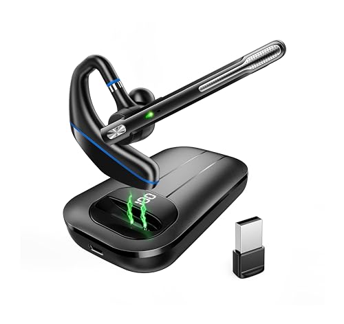 Bluetooth Headset V5.3 (Blue)