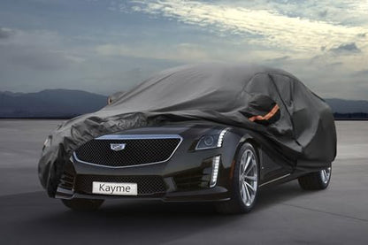 7 Layers Waterproof Car Cover for Cadillac CTS 2003 (PE-Black / Custom Fit Cadillac CTS)
