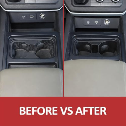 Black Center Console Cup Holder Compatible with Land Rover Defender 90 110 130 2020 (For Defender 2020-2021)
