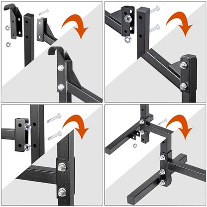 2 Pack Hanging Heavy duty Adjustable Shelf 56.5x22 Cargo Container Shelving units (2 Pieces)
