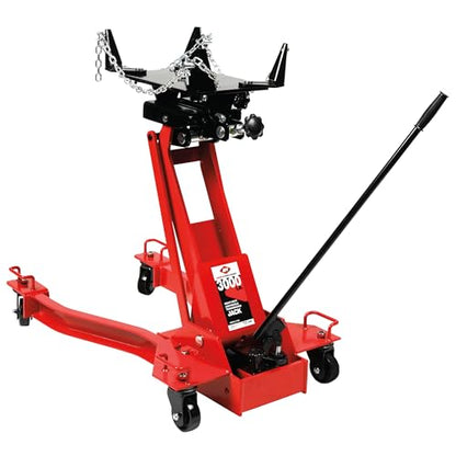 Low Profile Manual Hydraulic Transmission Jack (3000 lbs Capacity)