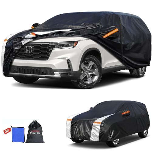 Honda Pilot Car Cover 100% Waterproof All Weather (Custom fit Honda Pilot / SUV car cover)