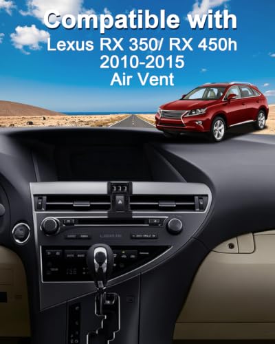 Car Phone Mount for Lexus RX 350 (RX 350/ RX 450h 2010-2015 / Auto Lock)