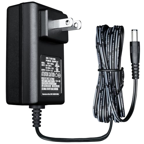 UL Listed 15V 1A 6ft Power Supply Adapter (15V1A)