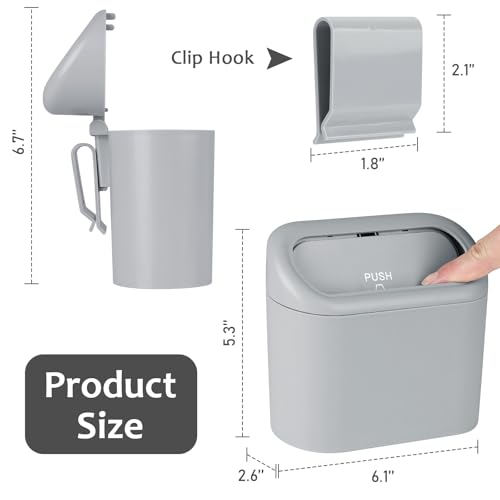 Car Trash Can (Grey)