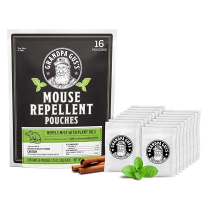 Mouse Repellent Pouches (16 Count (Pack of 1))