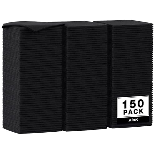 Microfiber Cleaning Cloth Black 150PK (Black / 150PK)