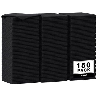 Microfiber Cleaning Cloth Black 150PK (Black / 150PK)