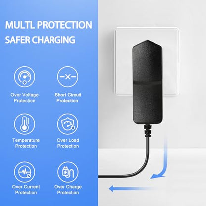 15V 1A~1.5A Adapter Charger Charging Cable Cord for Peak 450A 500A 600A 800A 1000A Auto Battery Booster Jump Starter