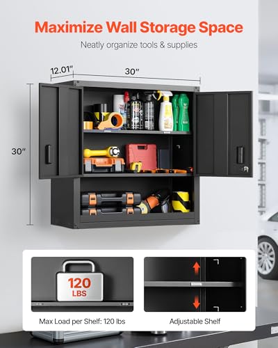 Metal Wall Cabinet (Foldable 30" Open Grid)