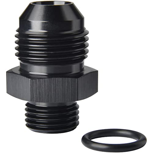 8AN Male Flare to 6AN ORB O (8AN to 6AN ORB / Black - 1PC)