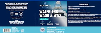Marine Waterless Wash & Wax (128 Fl Oz (Pack of 1))