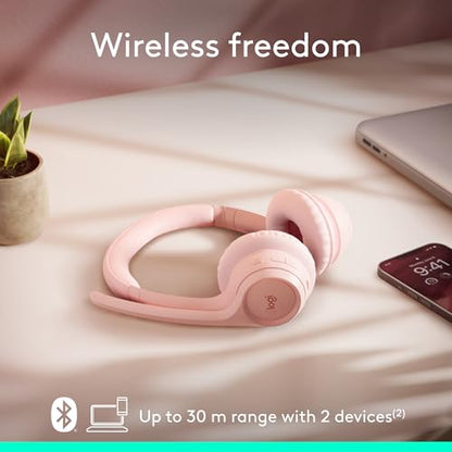 Zone 300 Wireless Bluetooth Headset with Noise Canceling (Rose)