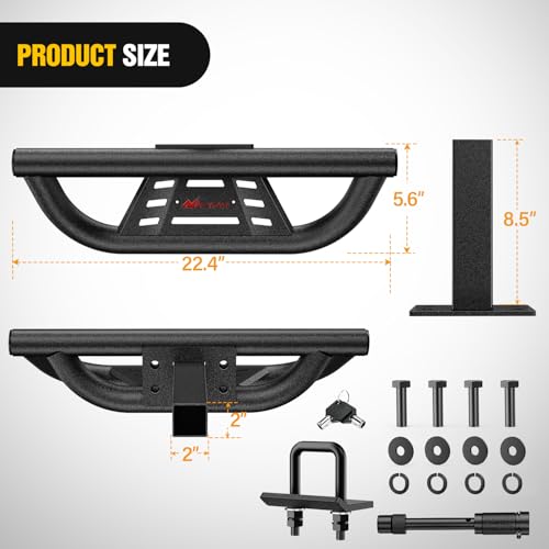 Drop Hitch Step 2" Receiver Universal for Pickups Trucks SUVs ATVs (Hitch Step Drop)