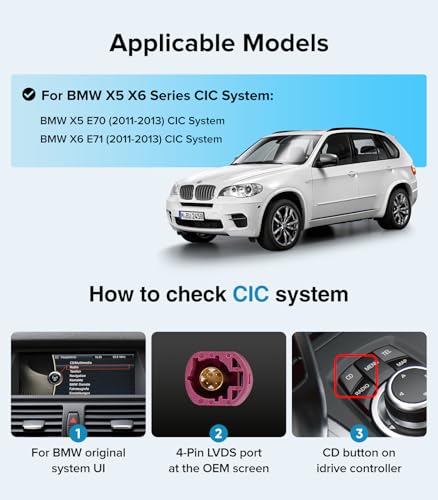 10.25'' CarPlay Screen Radio for BMW X5 E70 (10.25 Inch)