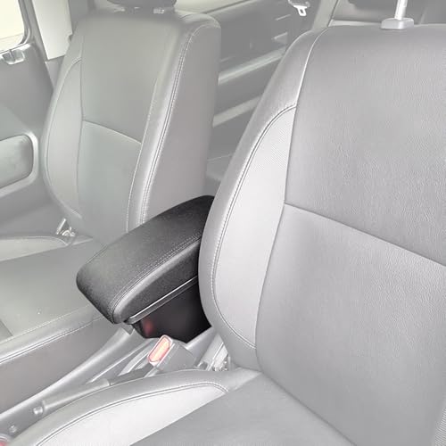 Armrest Box Center Console Arm Rest Seat Storage Box for Suzuki Jimny 2019 (Black-B Black Line)