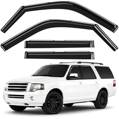 Window Deflectors Smoke Tinted in (For Expedition 07-17)