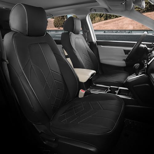 for Honda CRV Seat Covers Custom Fit 2017 (Black / CR-V 2017-2022)