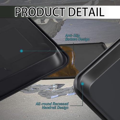 3Pcs Auto Oil Drip Pan Extra Large Oil Drip Pan for Under Car (3PCS)