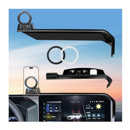 Car Phone Holder for Toyota Land Cruider 2026 2025 2024 with 8 (Fit for 2024-2026 Land Cruiser, 8/12.3-Inch)