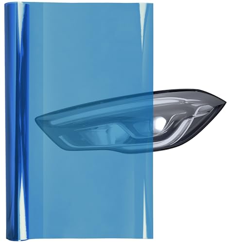 16 x 60 Inches Headlight Taillight Car Tint Vinyl Film (16in x 60in / Voltage Blue)